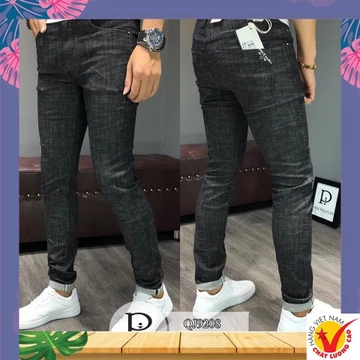 Quần Bò Nam Đẹp Đẳng Cấp Không Ra Màu Co Giãn,quần bò nam chất ở bắc giang,quần jean nam đẹp,quần jean nam rách gối