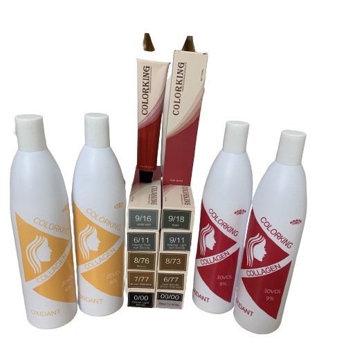 Thuốc Nhuộm Tóc Màu Nâu Trà Đen | Lên Từ Nền Đen Không Tẩy - colorking caitu