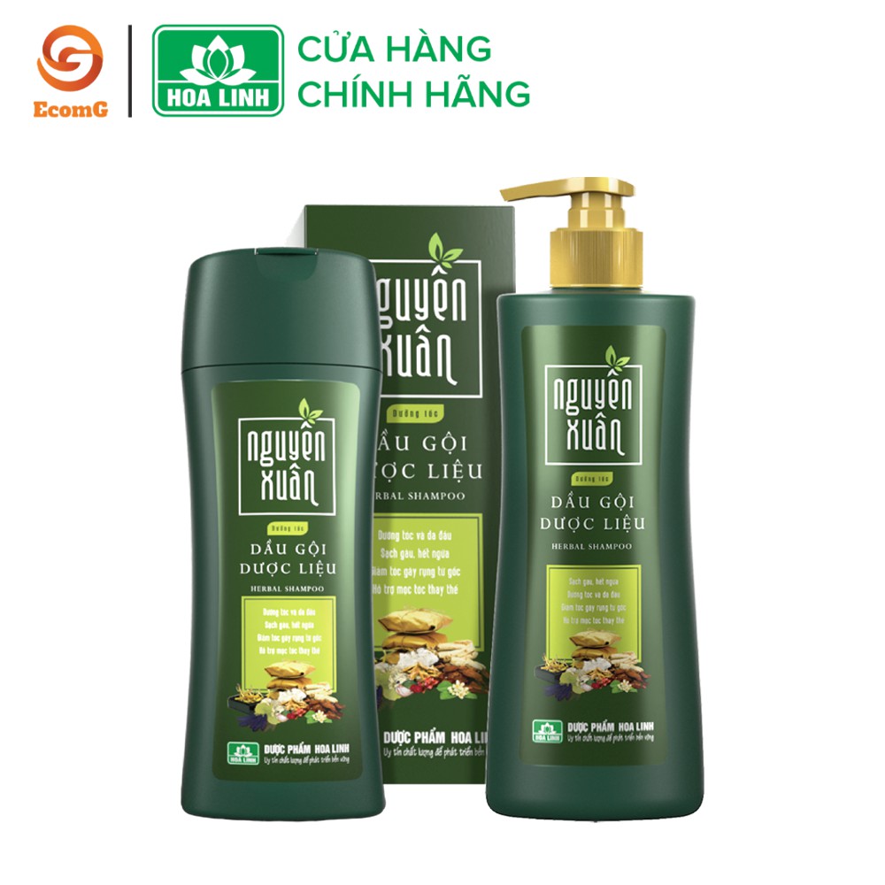 Ảnh Dầu gội dược liệu Nguyên Xuân xanh - Hỗ trợ phục hồi tóc hư tổn cho tóc mềm mại suôn mượt 1