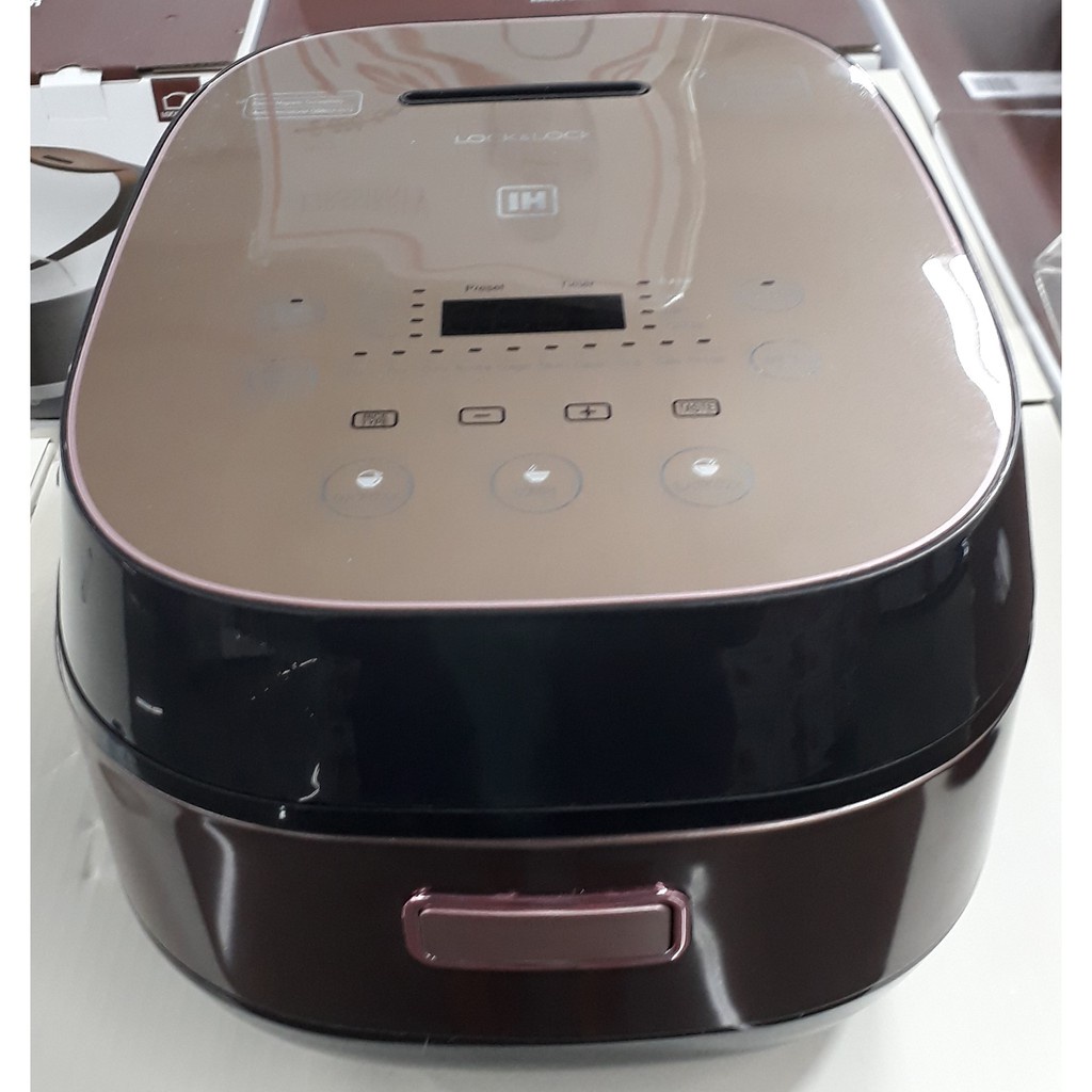 Nồi cơm điện LocknLock Digital Rice Cooker EJR546 1.5L 1300W màu vàng - K-MALL