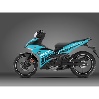 giảm 5k Tem trùm exciter 150 xanh ngọc, tem ex 150, team trùm exciter150 xanh ngọc đen đẹp