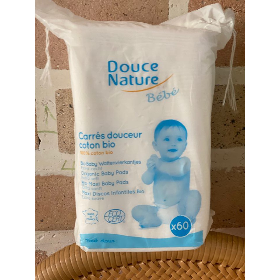 Douce Nature - Carrés maxi baby coton bio