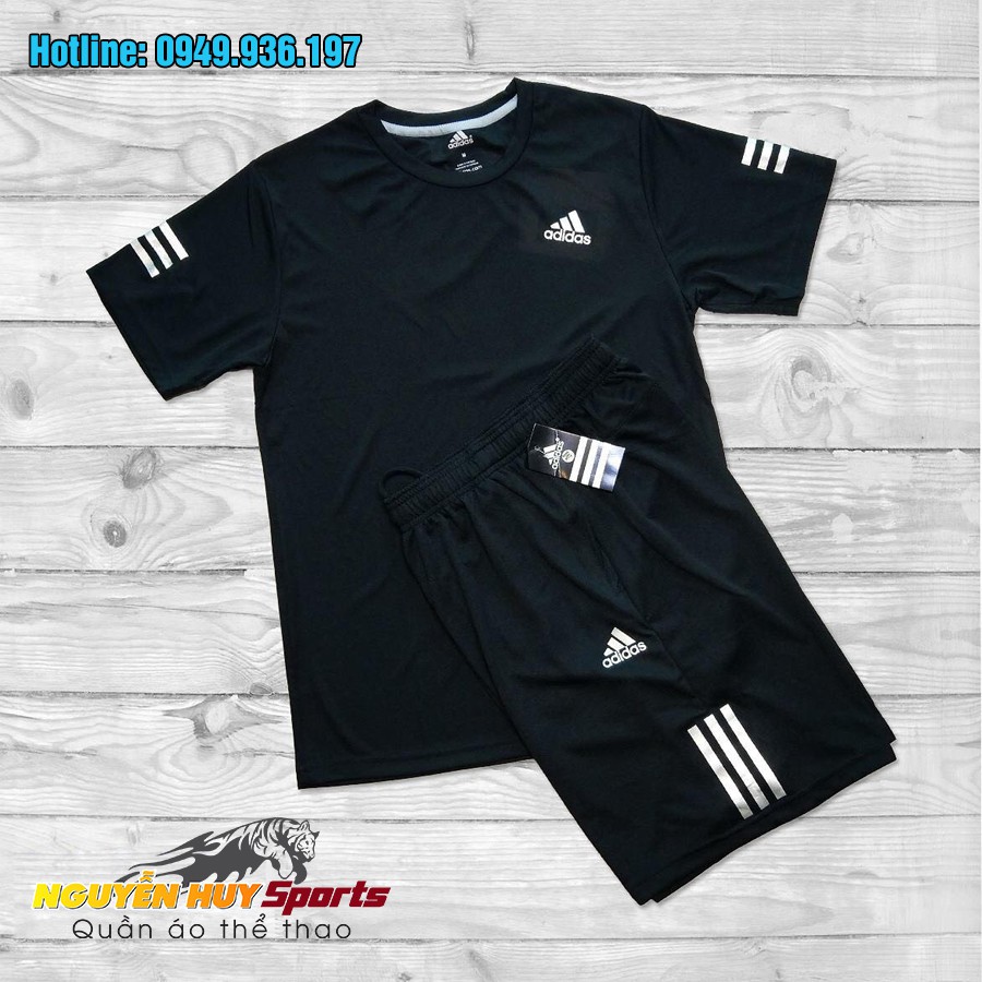 Bộ Quần Áo Thể Thao Nam Adidas Cổ Tròn | Shopee Việt Nam