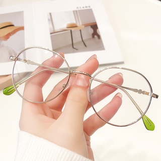 Kính mắt cận nam nữ mắt tròn cao cấp đa dạng màu sắc phong cách thời trang Hàn Quốc HANASO 077