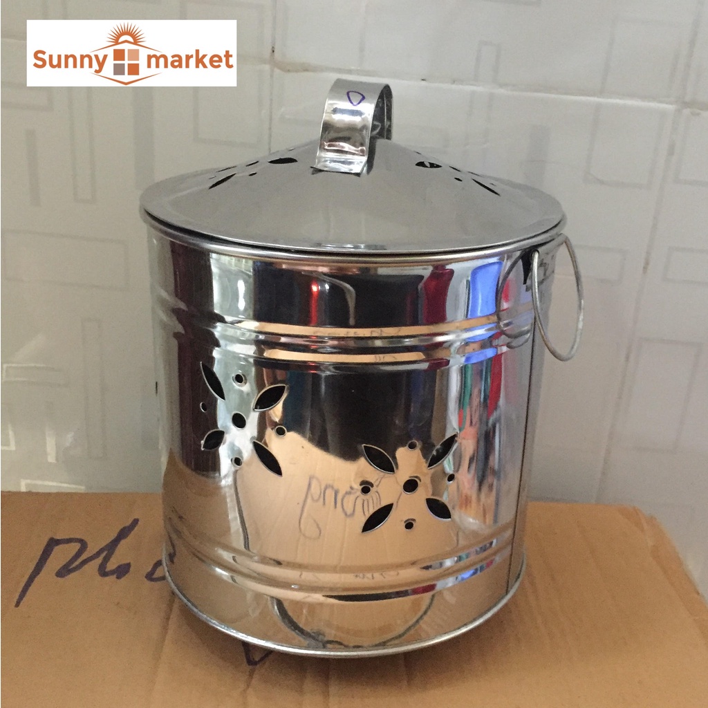 Lò đốt vàng mã inox số 1, thùng đốt vàng mã inox cỡ vừa | Shopee Việt Nam