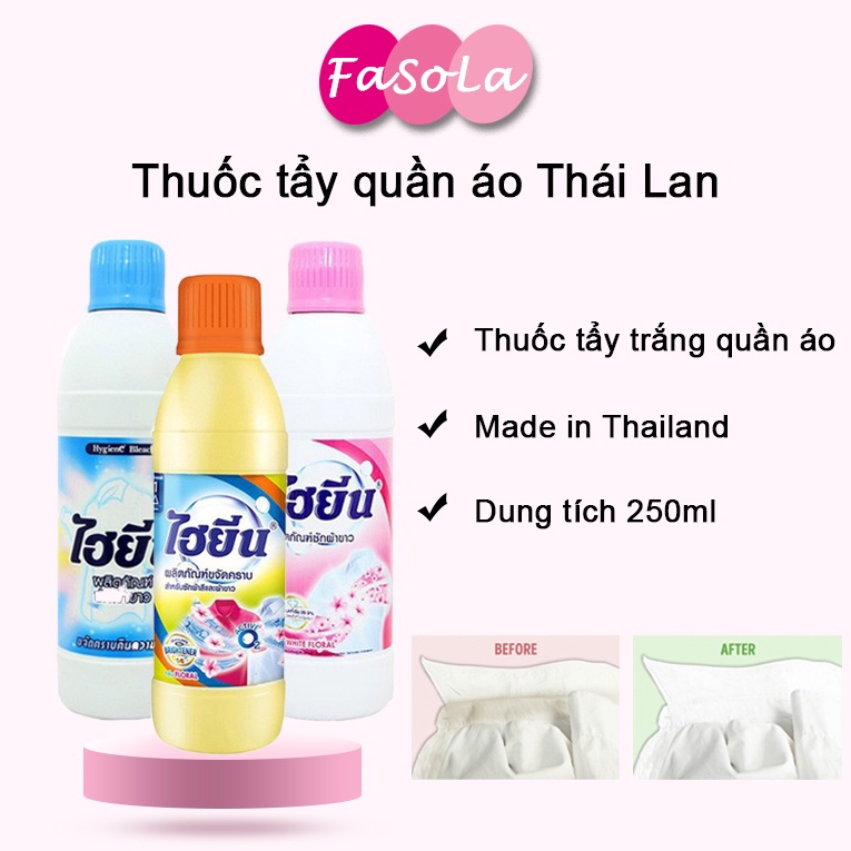 Công dụng của thuốc tẩy quần áo Thái Lan là gì?
