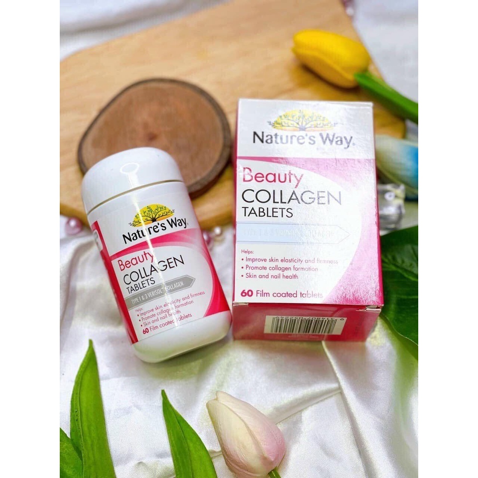 Viên uống colagen Nature’s Way Beauty Collagen Tablets 60 Viên | Shopee ...