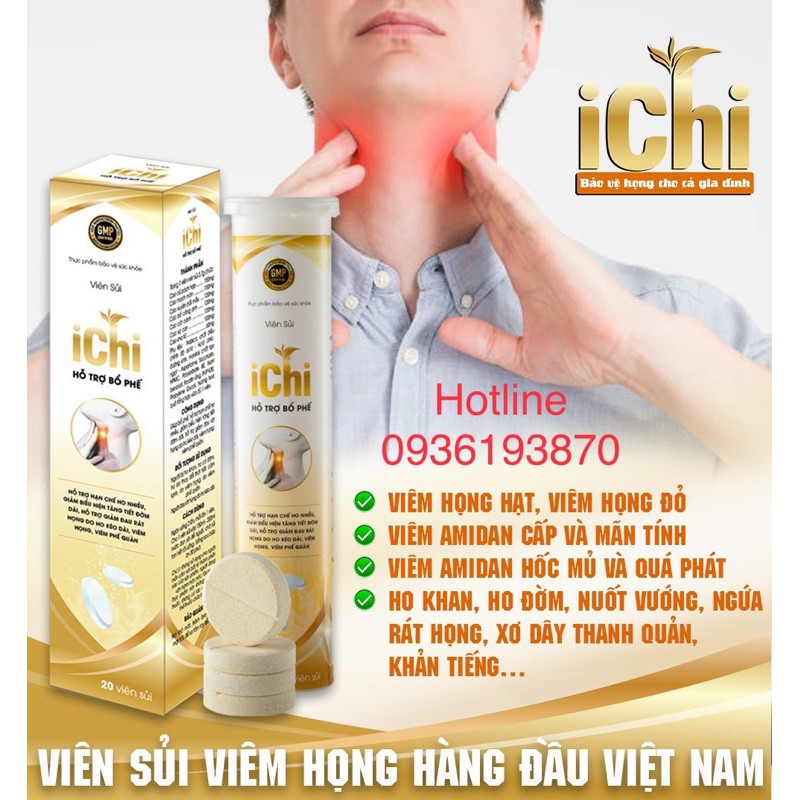 Viên sủi Ichi hỗ trợ giảm các triệu chứng ho dai dẳng như ho khan, ho có đờm như thế nào?
