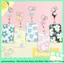 Dây Kéo Bao Đựng Thẻ Nhân Viên Nhựa PC Phong Cách Pattel Vintage Thousand Flowers