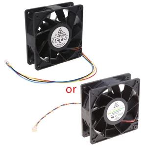 Niki Vòng bi cầu 252CFM Quạt tốc độ 12GHE12cm DC12V 4 8A có vòng bi