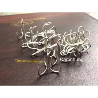 Lưỡi ba tiêu Bkk Fangs, 3 loại lưỡi câu Bkk 4x siêu cứng