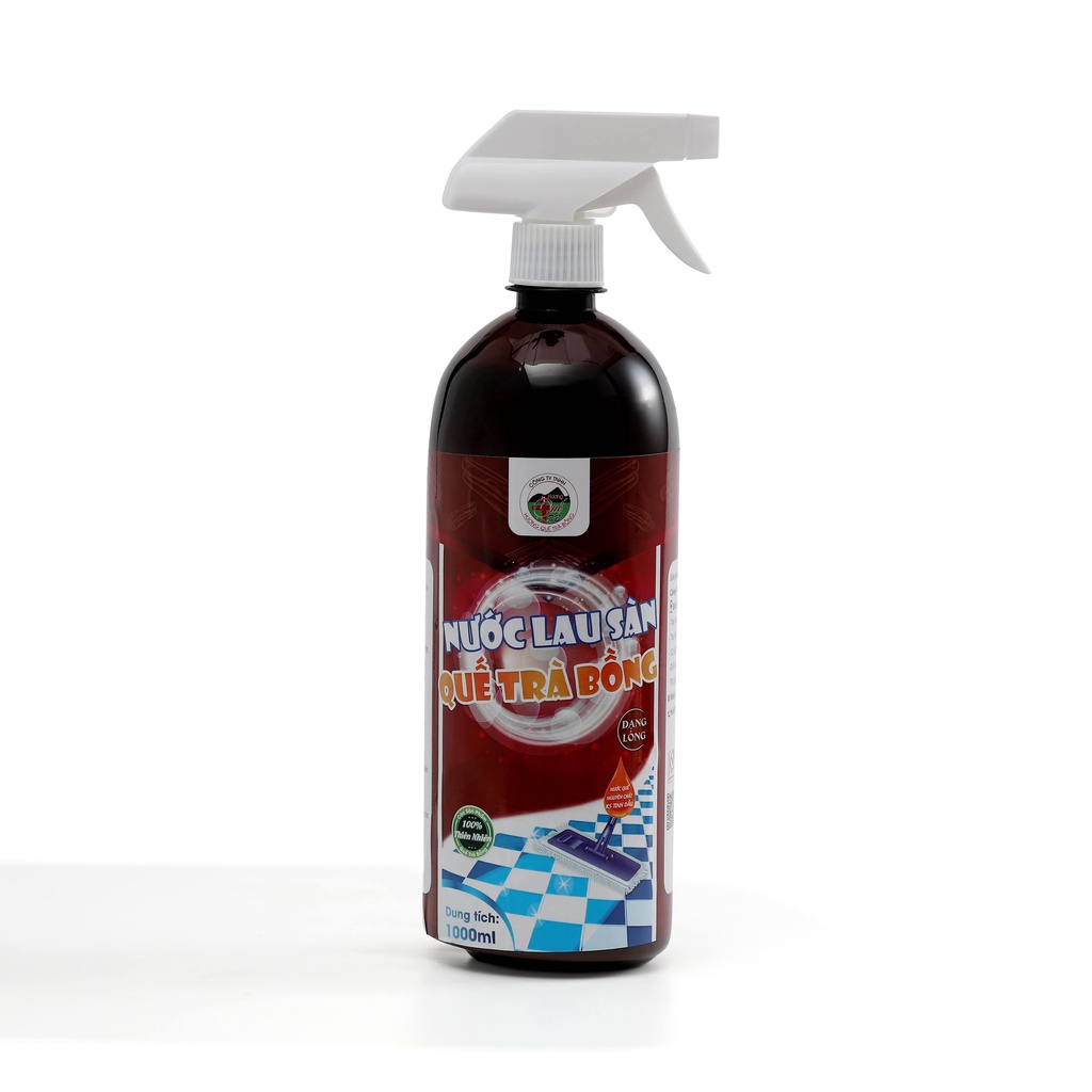Ảnh Nước Lau Sàn Quế Trà Bồng Lỏng X5 Tinh Dầu Quế 1000ml 3