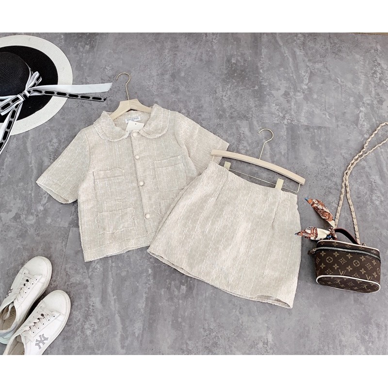 Set dạ xước Cổ bèo