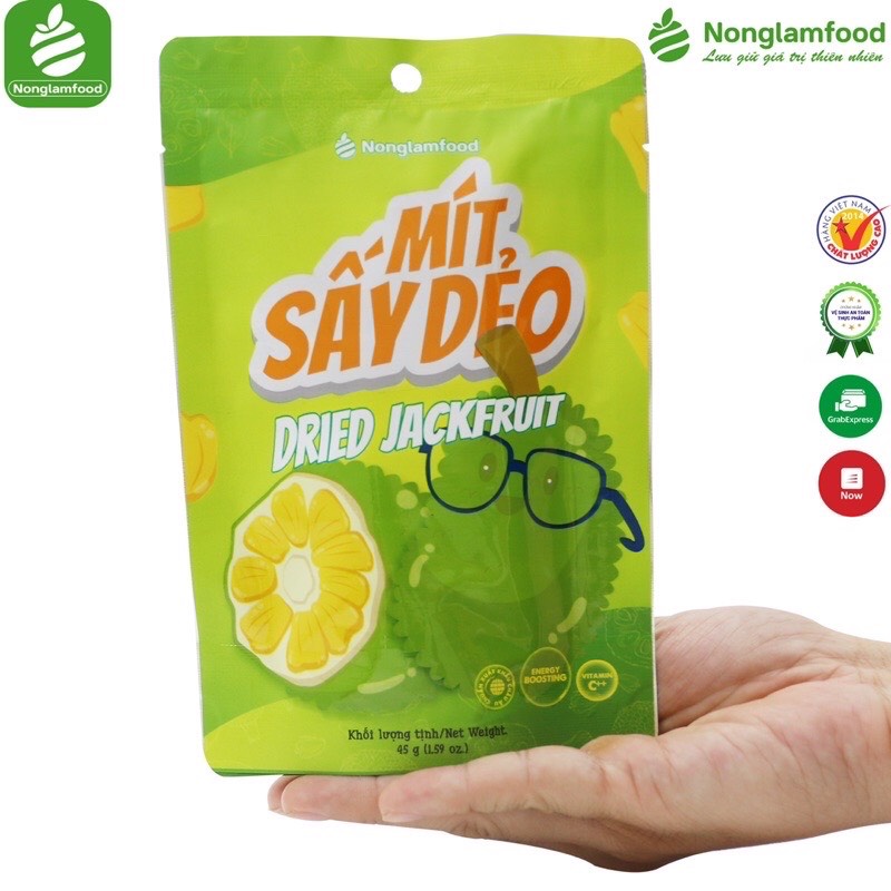 Mít sấy dẻo Nông Lâm Food  túi 45g.