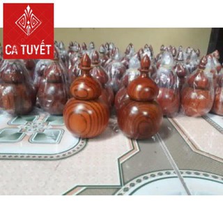 Hộp Đựng Tăm Hồ Lô Gỗ Hương Tiện Nuyên Khối