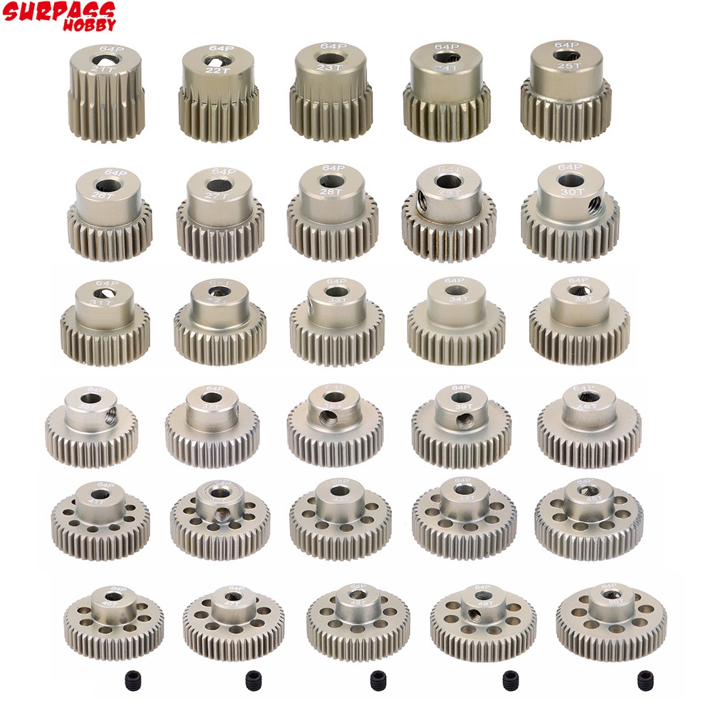 Fasizi Lot de 5 pignons 48DP 26T 27T 28T 29T 30T pour moteur
