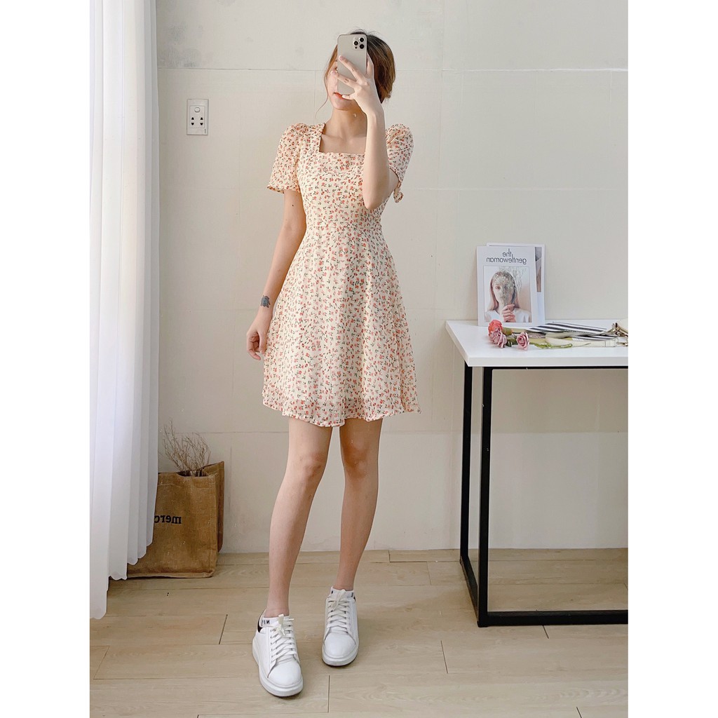 [SHIP HỎA TỐC] ĐẦM HOA NHÍ - ĐẦM HỞ LƯNG - ĐẦM NGẮN - MÈO INDA HOUSE