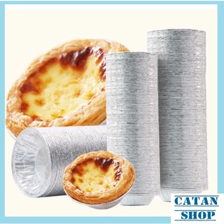 Set 50 Khuôn giấy bạc Làm Bánh Tart Bằng Lá Nhôm Tiện Dụng GD603-ChenBac50