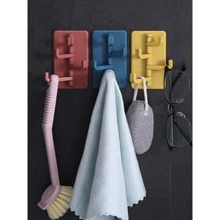 SET 2 Móc xoay 4 chấu treo đồ dán tường đa năng, treo chìa khóa ,vật dụng cá nhân tiện lợi 88119