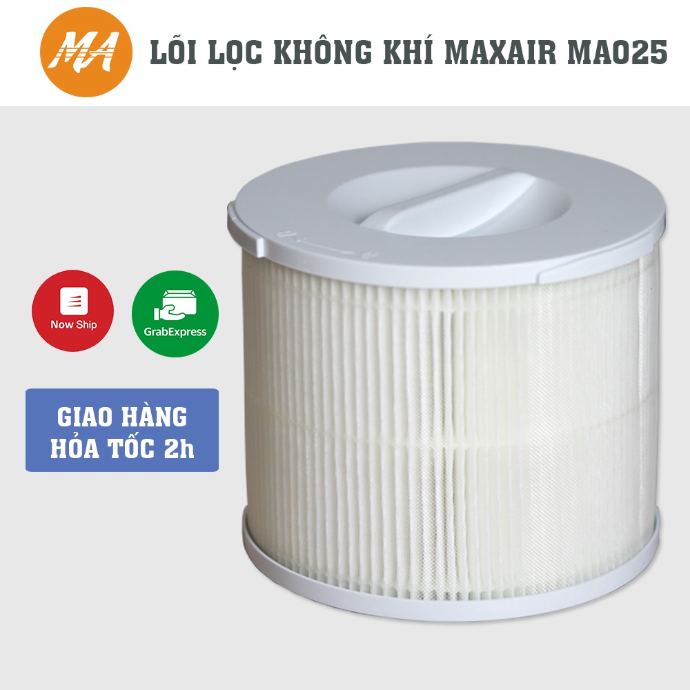 Ảnh Combo 2 màng lọc không khí Hepa lọc bụi mịn và lõi lọc Carbon than hoạt tính khử mùi MaxAir MA025 4