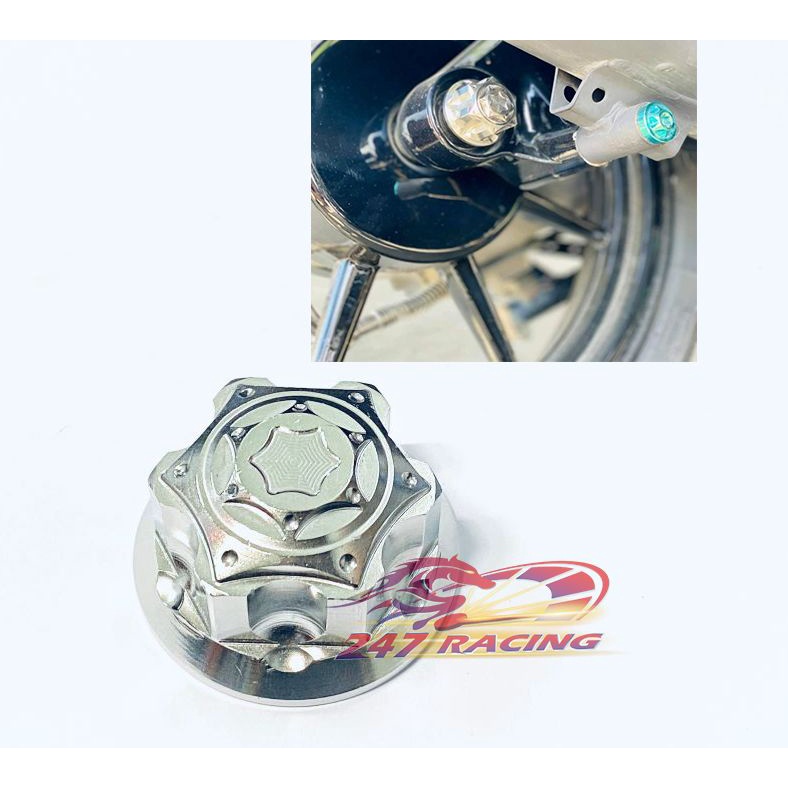 Tán bánh Sau Salaya Inox 304 không rỉ sét gắn Vario,Airblade,SH,Vision...