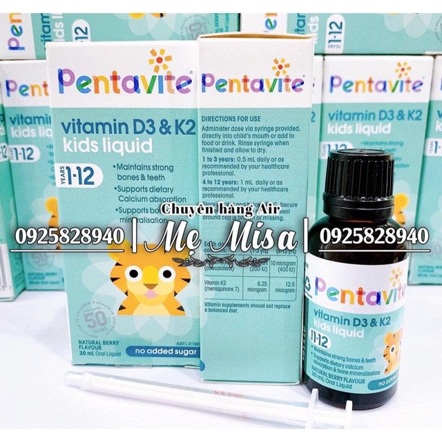 Vitamin D3 K2 Pentavite Shopee Việt Nam