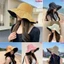 Mũ xô EBINLANDS Nam Nữ Chống tia cực tím Mùa xuân Mùa hè Mũ chống nắng có thể gập lại