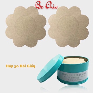 Hộp 30 đôi dán ti giấy hình hoa  BC_CHIC LINGERIE