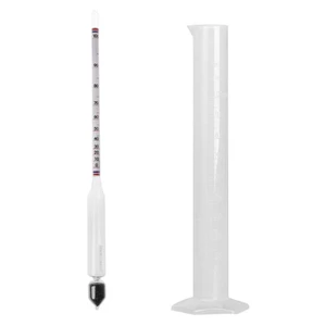 Bộ dụng cụ gồm máy đo nồng độ cồn của rượu + bình đong phong cách cổ điển