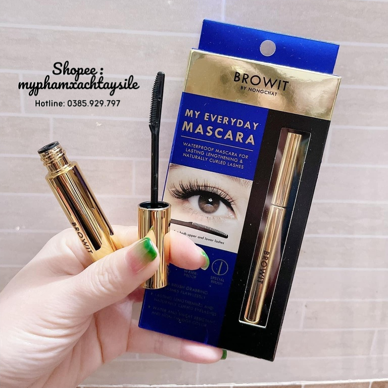 Mascara Nongchat BROWIT CHUỐT LÀM DÀI MI THÁI LAN Shopee Việt Nam