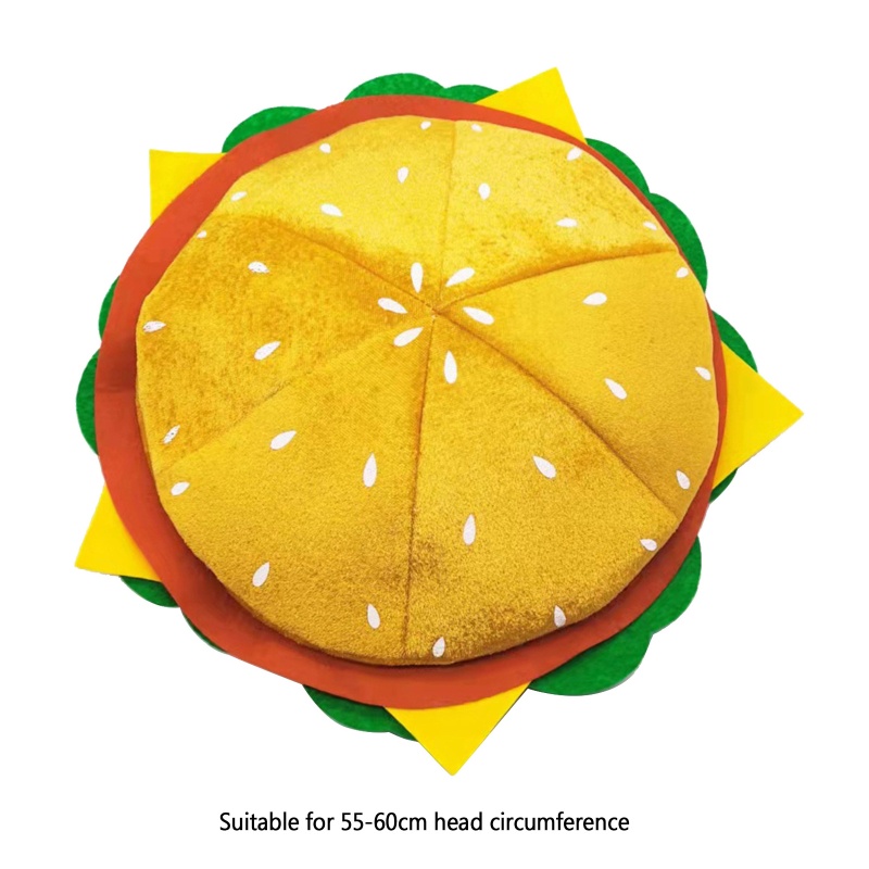BTF Người Lớn Ngộ nghĩnh Burger Mũ Cosplay Mũ Nữ Nữ Mũ Carnival Trang Phục Hóa Trang