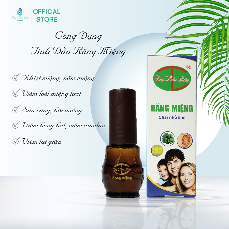 Mô tả Tinh Dầu Răng Miệng Dạ Thảo Liên 5ml Thảo Dược Thiên Nhiên, Da Thao Lien Oral Essential Oil 100% natural 5ml - 3