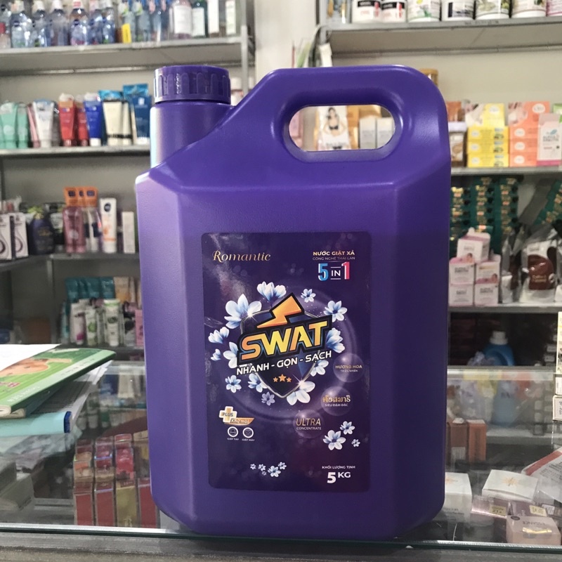 Nước Giặt Xả SWAT 5 Trong 1 Can 5 lit | Shopee Việt Nam