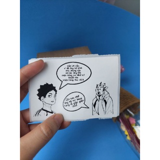 Combo 50 Tem dán decal in theo yêu cầu khách hàng kích thước 10x7cm