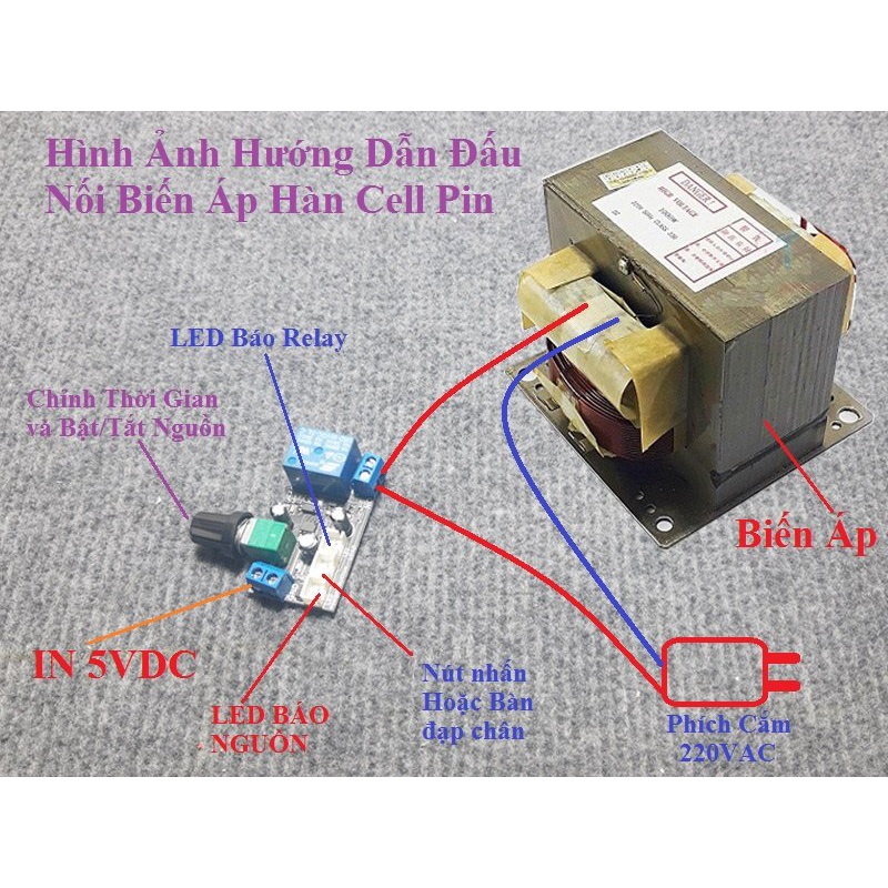 Mạch timer hàn cell pin | Shopee Việt Nam