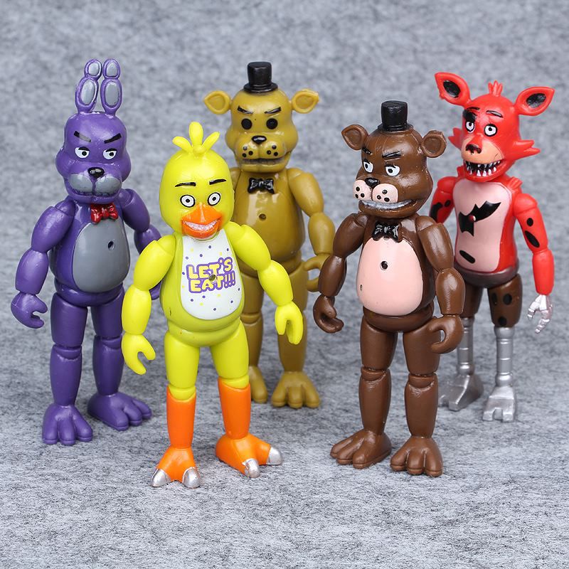 Fnaf Năm Đêm Tại Freddy 's Foxy Chica Bonnie Hình Đồ Chơi Đa Phong Cách Trẻ Em Đồ Chơi Miếng Để Sưu Tập