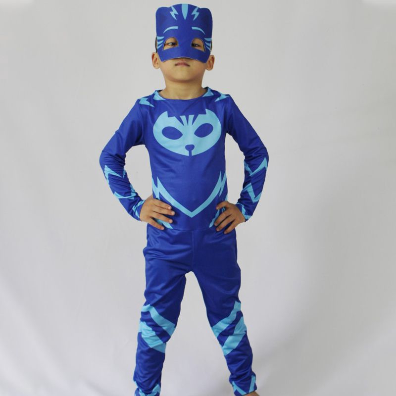 NobleKids PJ Mặt nạ Trang phục Catboy Owlette Gekko Áo liền quần Halloween Fancy Dress