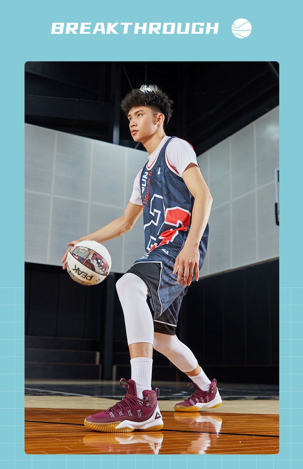 Mô tả Giày bóng rổ Outdoor PEAK Streetball Master DA830551 - 3