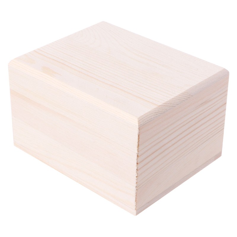 Hộp gỗ có nắp đậy trang trí DIY đa dụng
