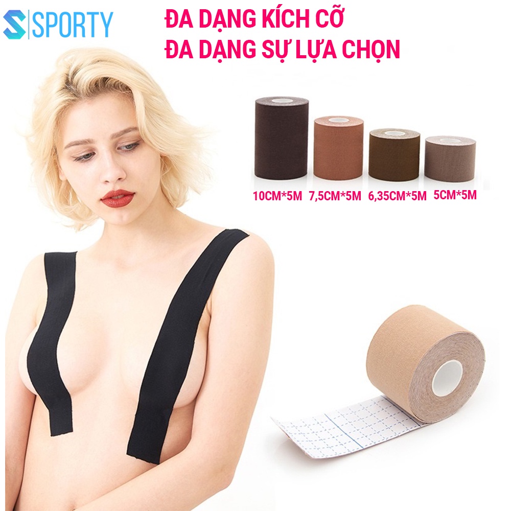Ảnh Băng keo dán ngực, nâng ngực dành cho nữ ML8, bám dính chắc chắn có thể tạo nhiều kiểu SPORTY 3