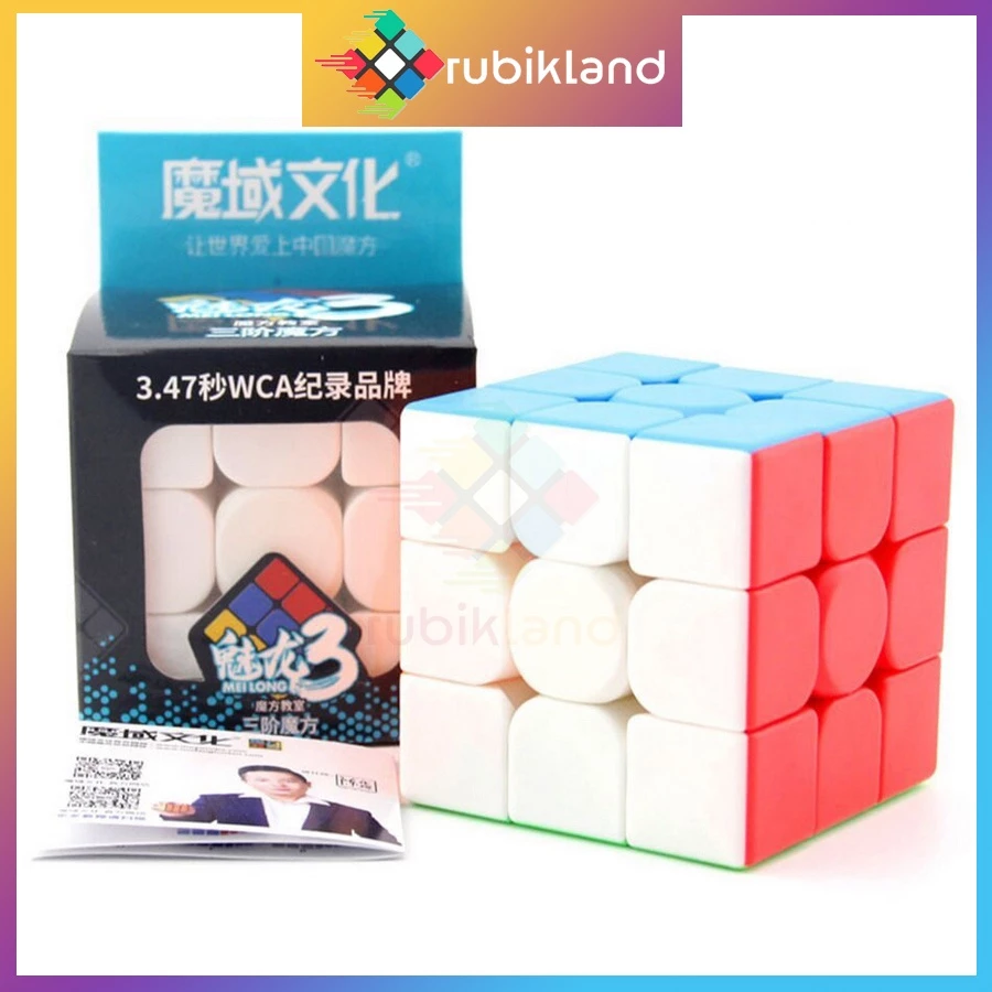 Rubik 3x3 MoYu MeiLong Khối Lập Phương Rubic 3 Tầng 3x3x3 Đồ Chơi Trí Tuệ Trẻ Em - Rubik Land