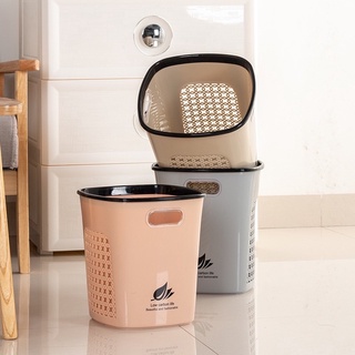 Sọt Rác Nhựa Văn Phòng Không Nắp Cam Homeware