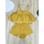 Set áo babydoll phồng, áo hai dây cột, quần short cho nữ mặc đi chơi, màu siêu xinh, phong cách tiểu thư, dễ thương