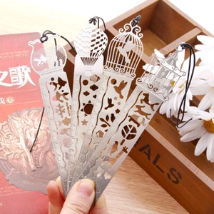 3 Thước Kèm Bookmark Kim Loại - Thỏ Hồng VPP