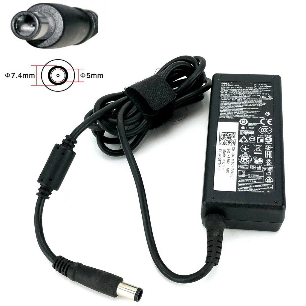 Sạc Laptop DELL 19.5V-4.62A (Kim TO) - ZIN