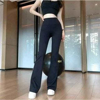 Quần legging ống loe cạp cao 10cm tôn dáng, gọn bụng – Chất vải mì Hàn cao cấp, co giãn tốt, thoải mái vận động