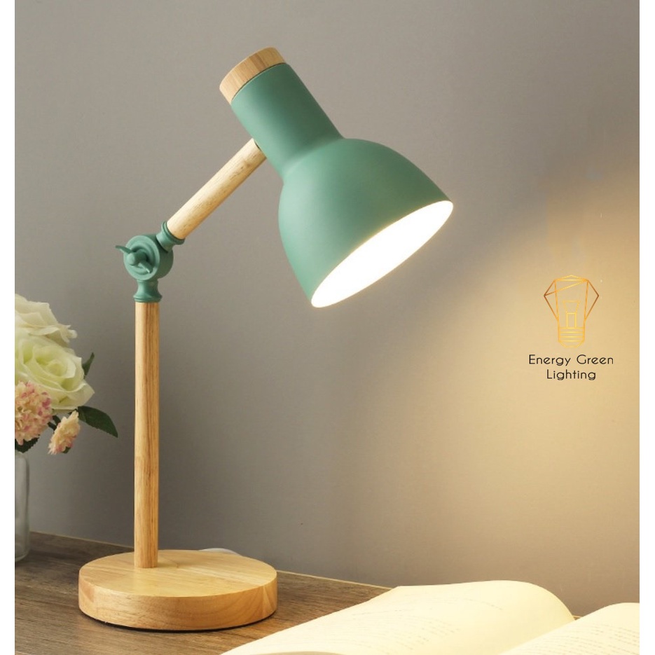 [Nhiều mẫu] Đèn Học, Đèn Để Bàn Làm Việc Vintage Energy Green Lighting DB-3046 - Điều Chỉnh Góc Chiếu Sáng 3