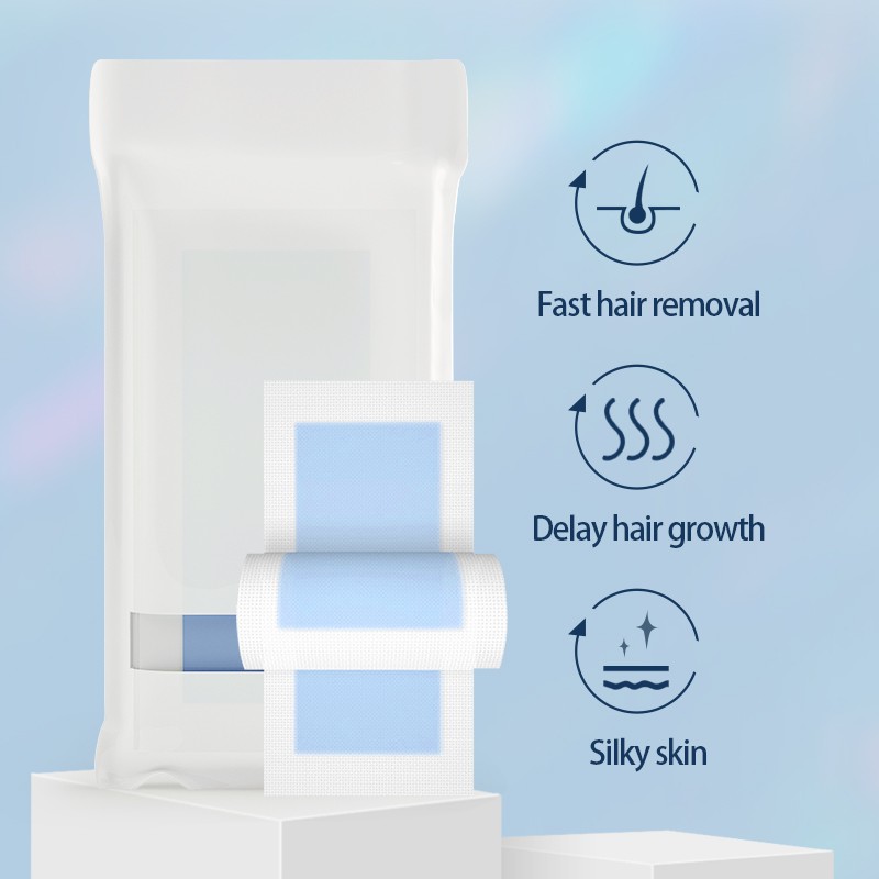 Ảnh Miếng wax lông RUOALL vùng chân/nách/cơ thể (12 miếng + 2 gói giấy dưỡng da) 4