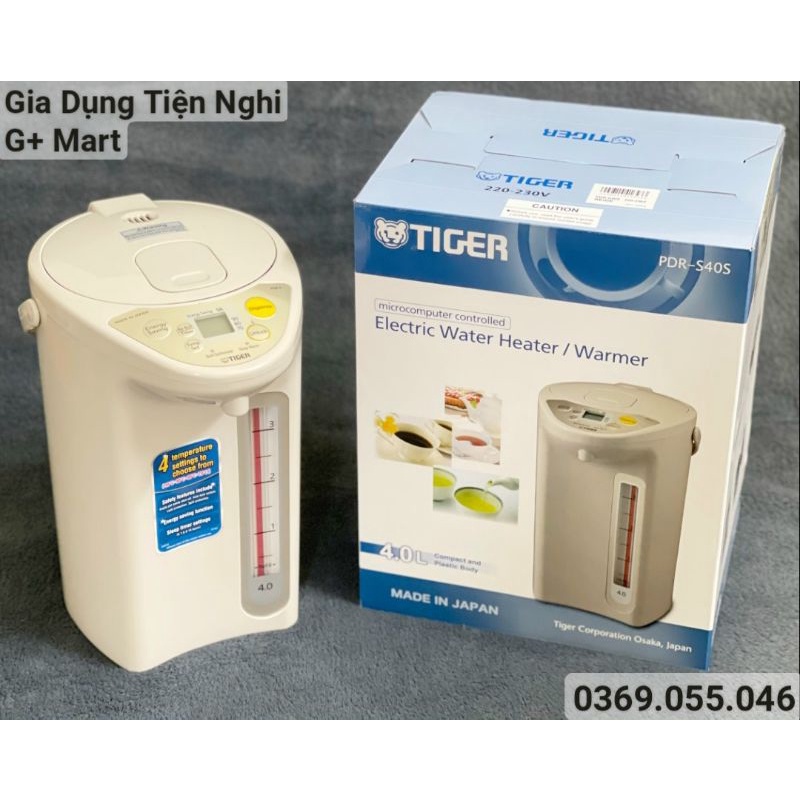 Tiger 4.0L Electric Water Heater - PDR-S40S