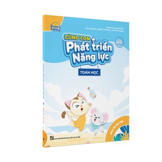 [Outlet S2] Sách - Combo 4 cuốn Happy family Cùng con phát triển năng lực Toán lớp 1 tập 1 | WinBook